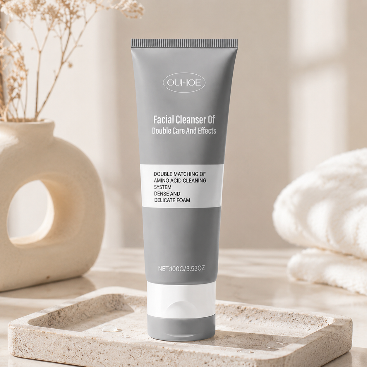 Gel limpiador facial base arcilla 100gr